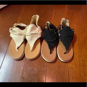 2 pair NWT sandals